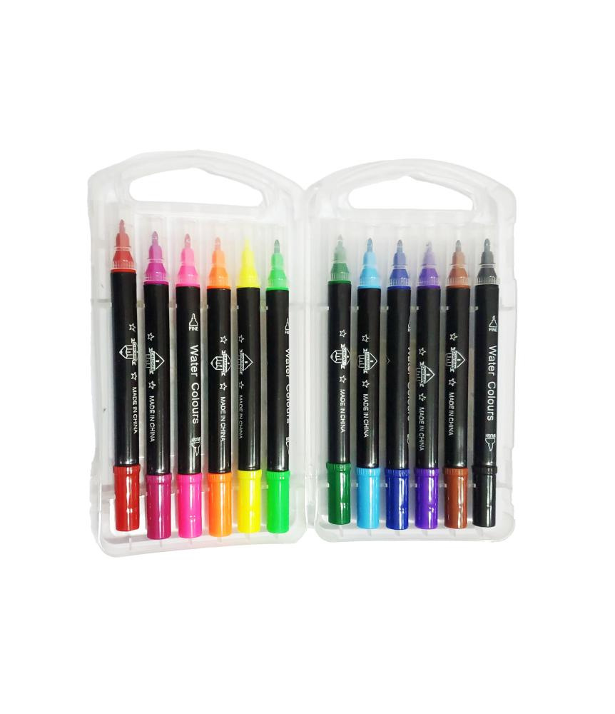 Watercolor pen set, 12 colors