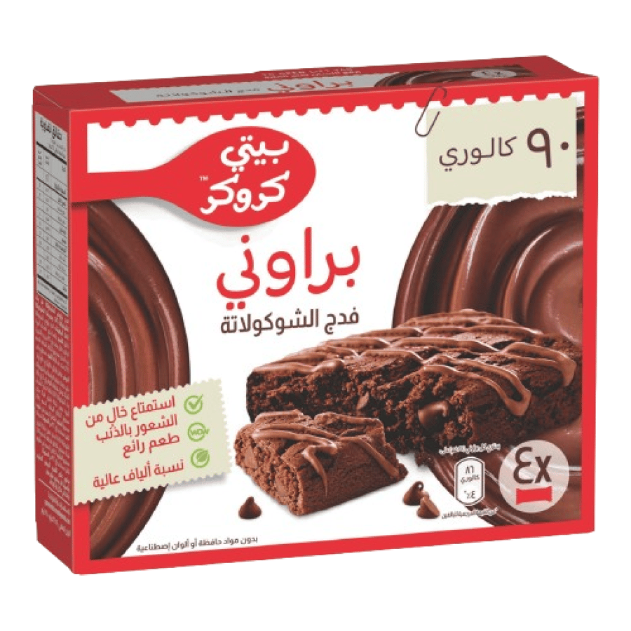 بيتي كروكر براوني فدج الشوكولاتة 4*24  جرام