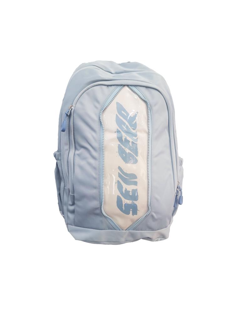 School backpack in various colors