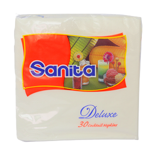 سانيتا مناديل سفرة 30 منديل صغير 24 سم