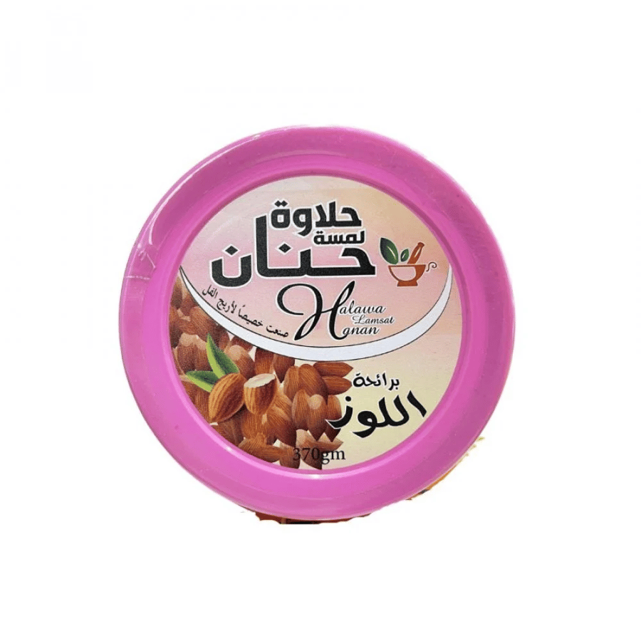 لمسة حنان حلاوة لازالة الشعر برائحة اللوز 370 جم