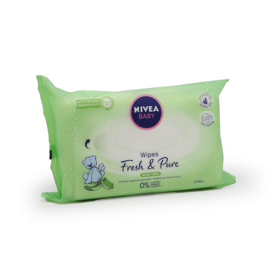 Nivea Wet Wipes 63 Wipes