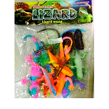 Educational plastic animal toys for children - Reptile family - for both genders