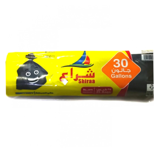 Shara'a trash bag 30 gallon 25 bags