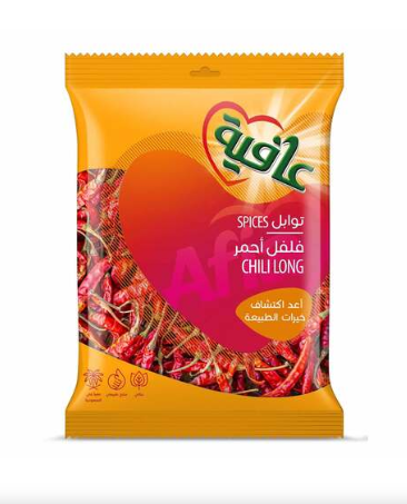 Long red pepper, health, 100 grams