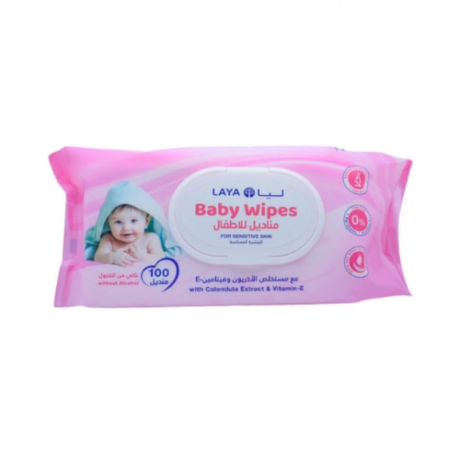 Wet baby wipes 100 handkerchiefs