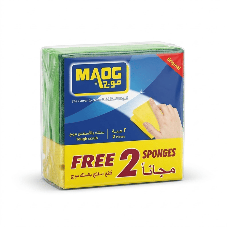 اسفنج موج 4+2 حبه مجانا