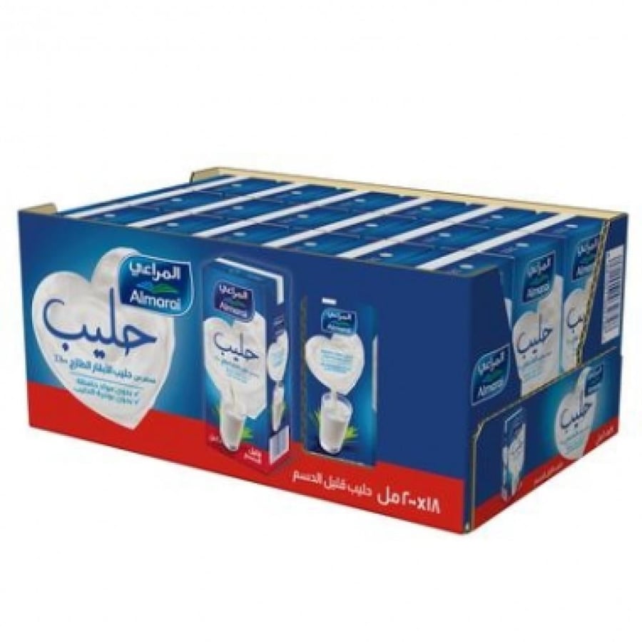 Almarai long shelf life low fat milk 200ml * 18 pieces