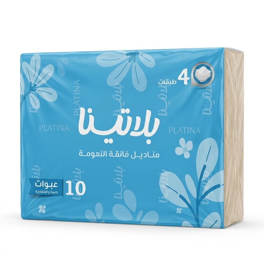مناديل بلاتينا 10حبة *800منديل
