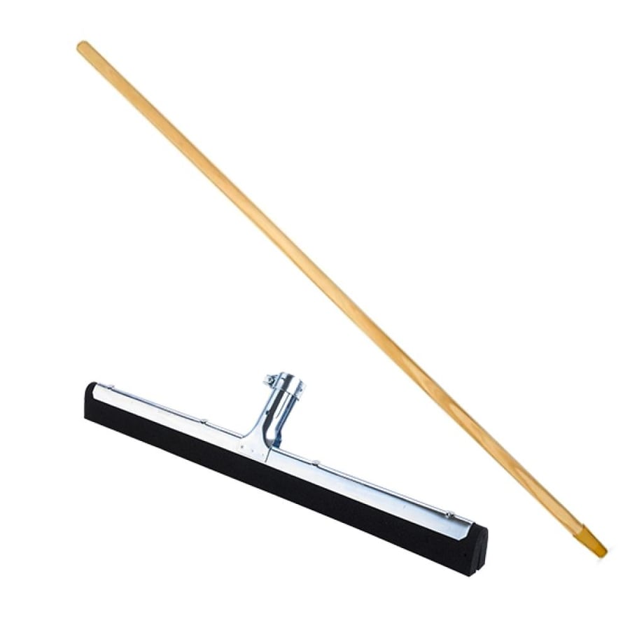 Vero floor sweeper with wooden stick - 35 cm