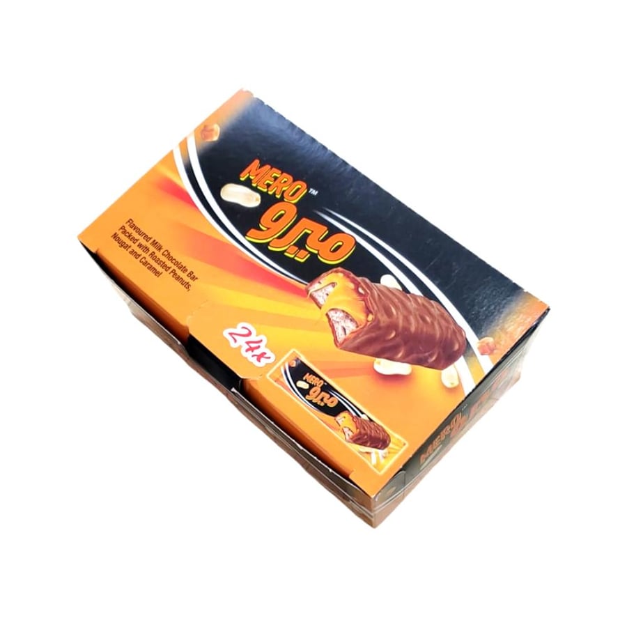 شوكولاتة ميرو بالحليب والفول السوداني 24 * 16جرام