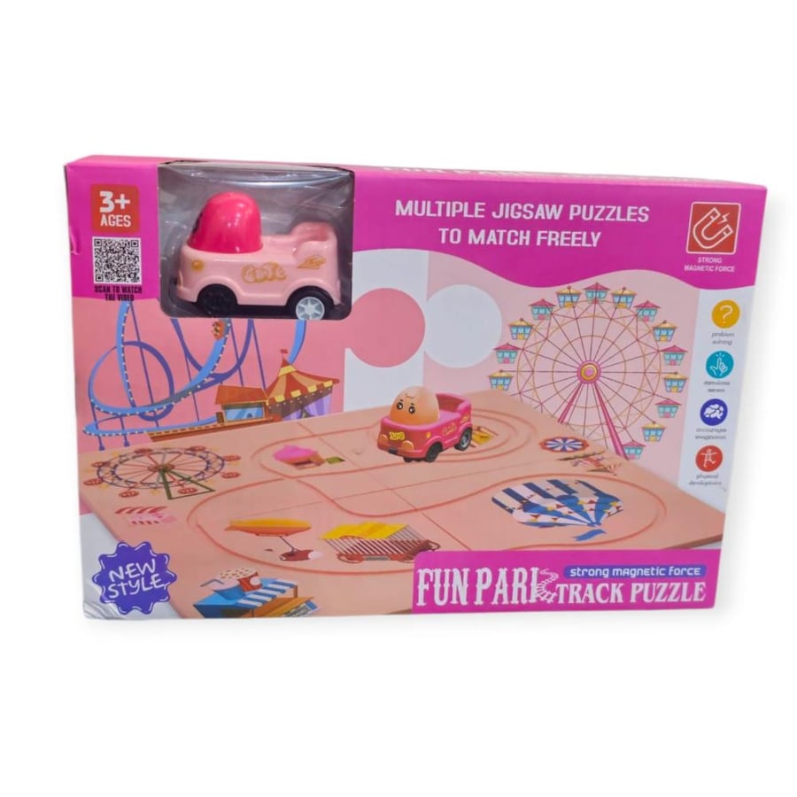 Magnet car path game