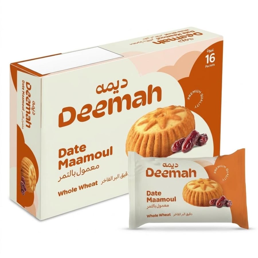 ديمه معمول محشو بالتمر 16 جرام × 16حبه