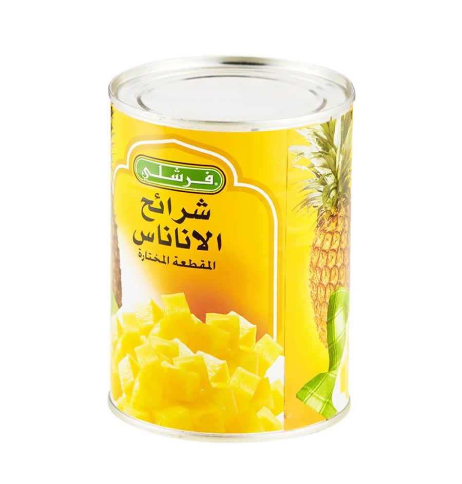 فرشلي شرائح أناناس  مقطعه شراب خفيف 565 جرام