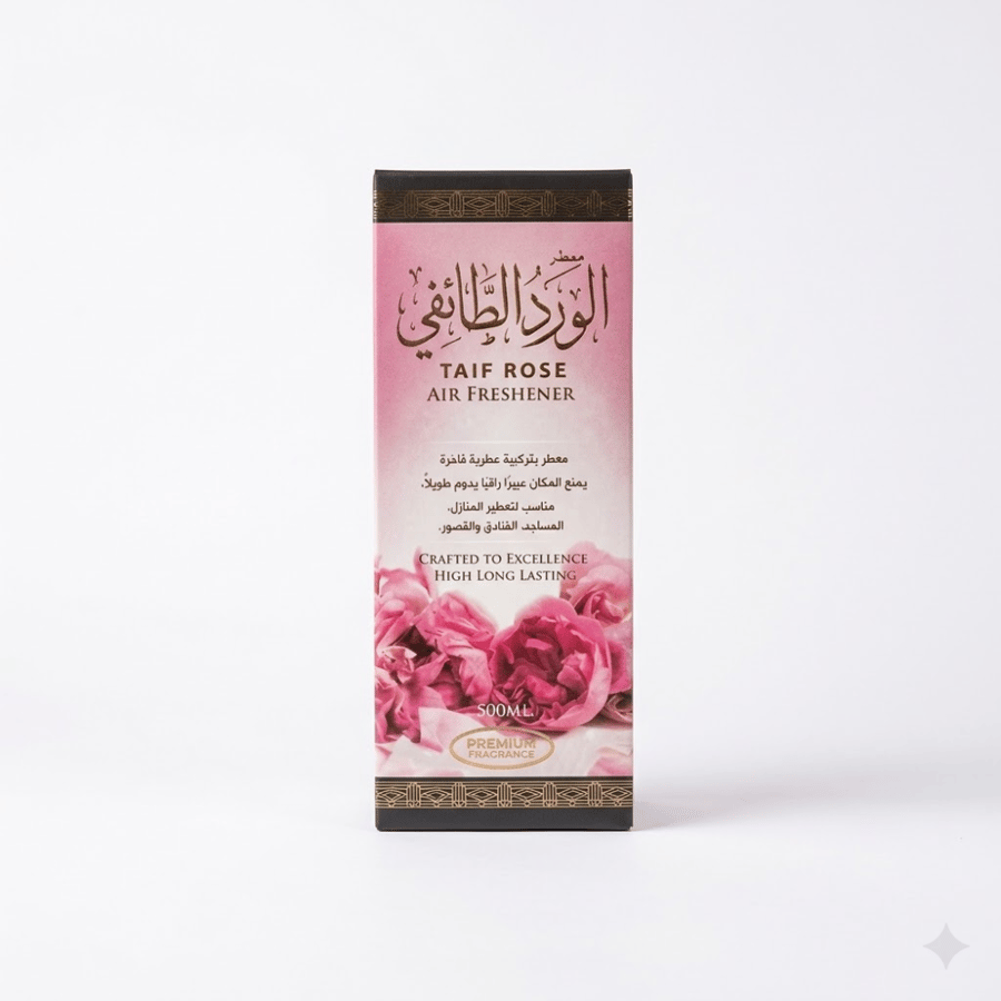 معطر الورد الطائفي للمنازل والمساجد والفنادق  500 مل