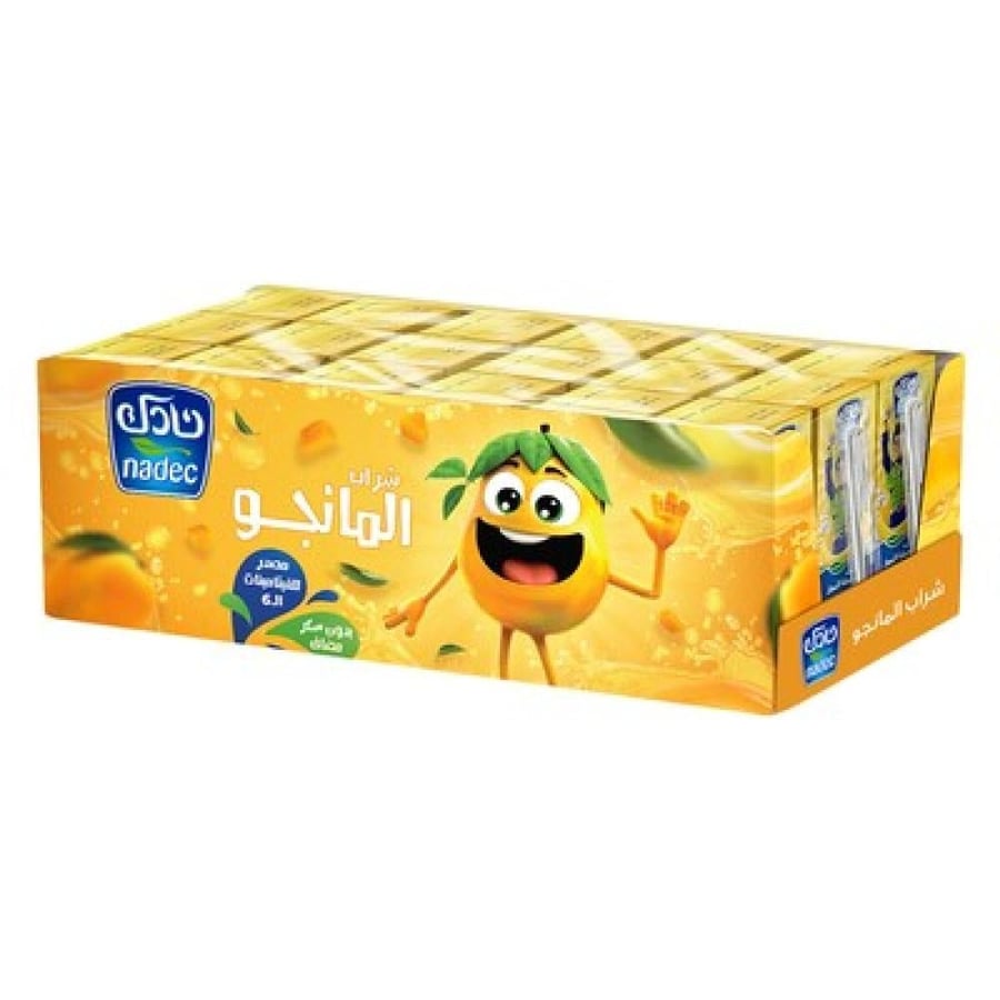 عصير مانجو بدون سكر مضاف نادك 125 مل ×18