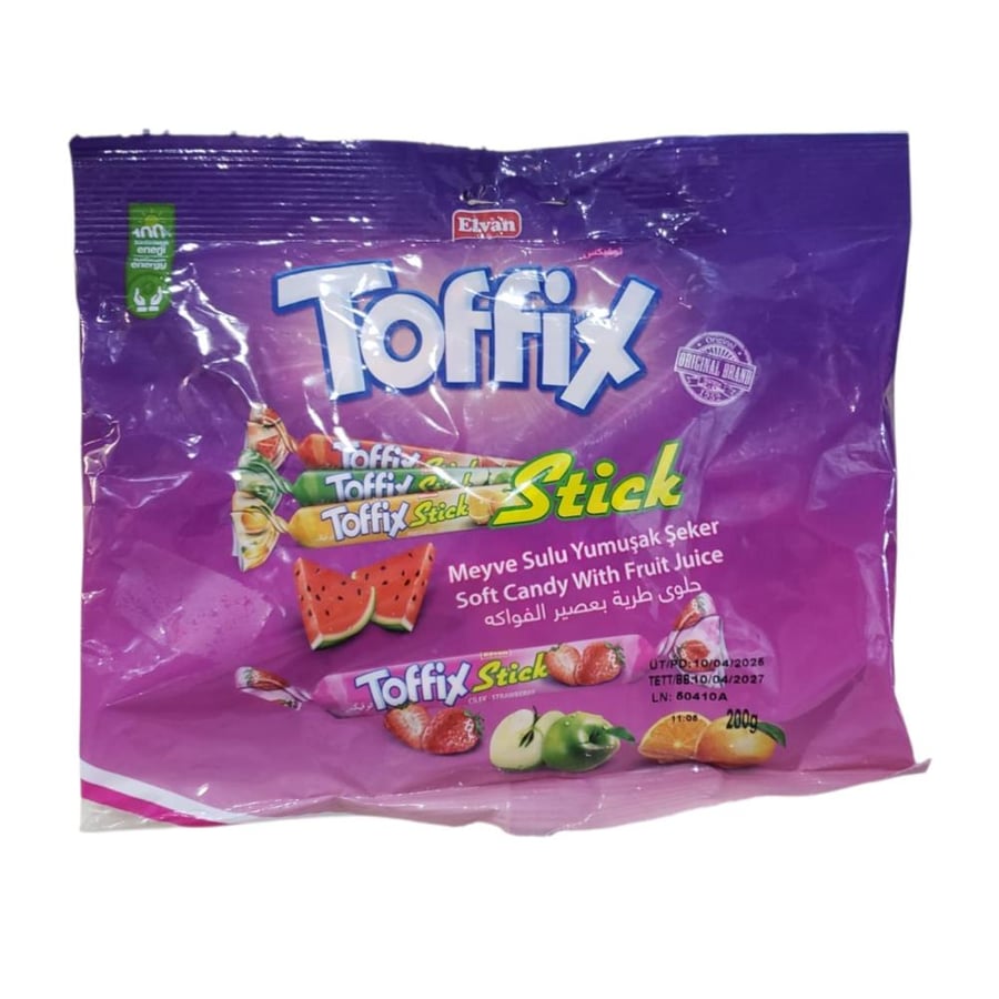 Vanilla sweet toffee with fruit juice 200g