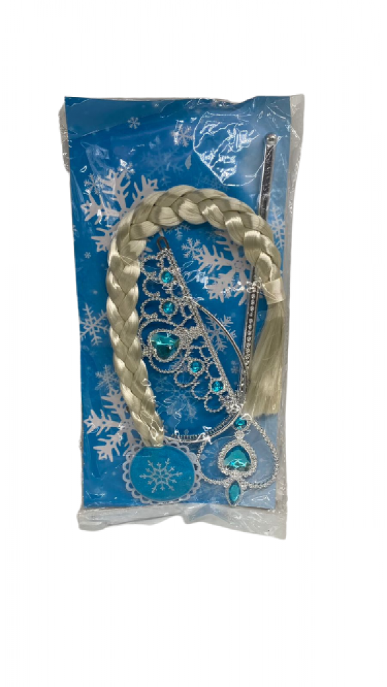 Frozen crown with hair
