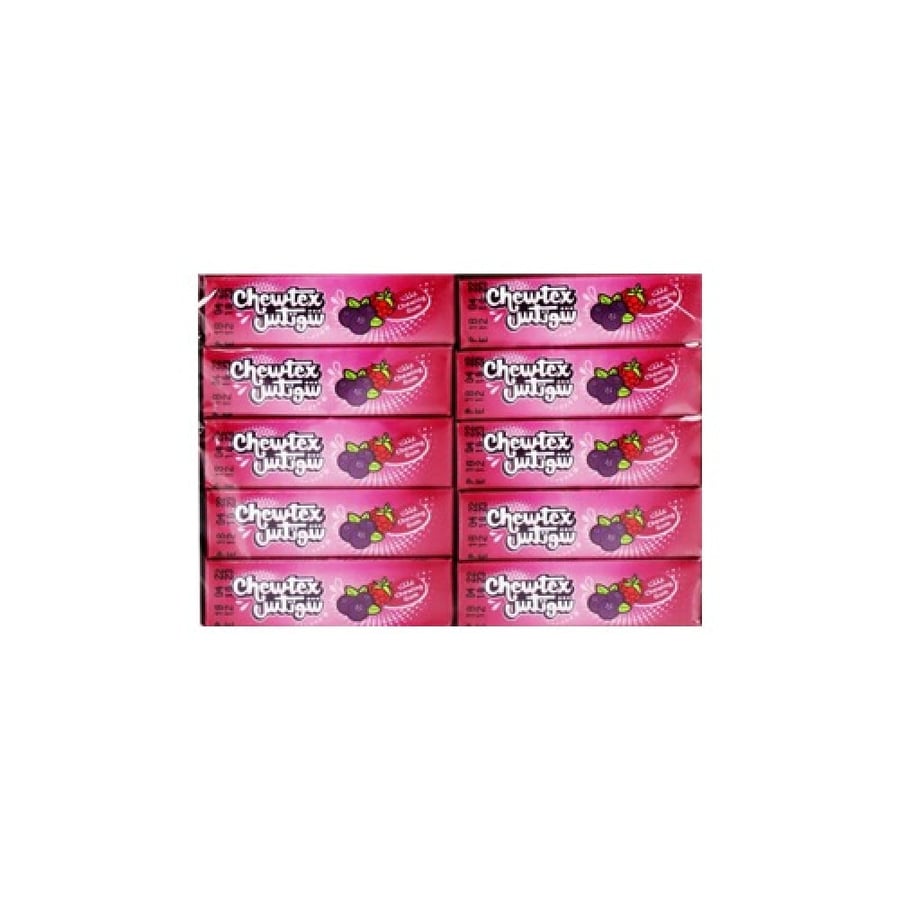 Shotex Chewing Gum Raspberry Flavor 20 Pieces