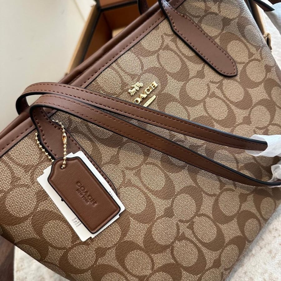 Small Coach Master Tote bag with dust bag