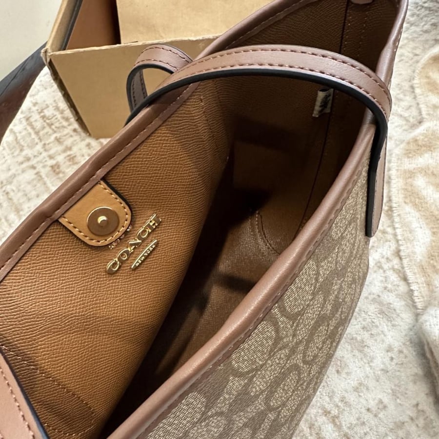 Small Coach Master Tote bag with dust bag