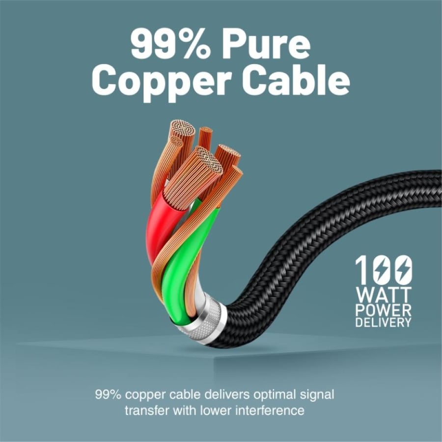 كابل USB-C إلى HDMI بدقة 4K@60 هرتز  من بروميت -  HDMI-PD100