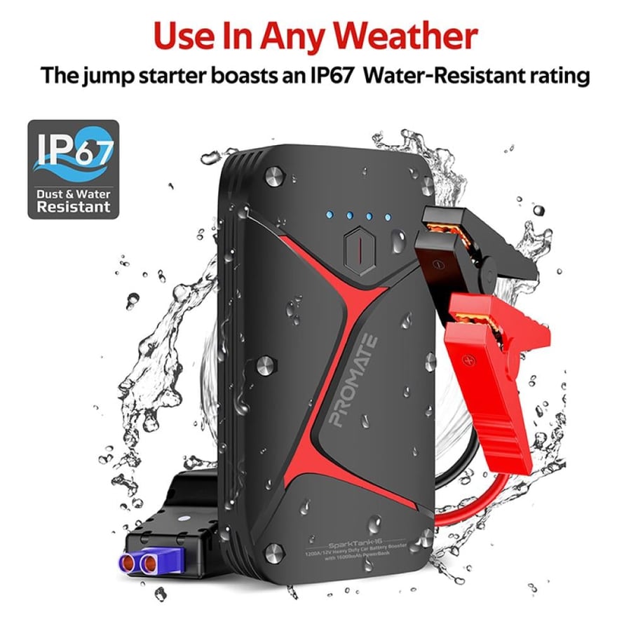 Car battery connector waterproof IP67 with capacity 1200 amps/12 volts from Bromet - SparkTank-16