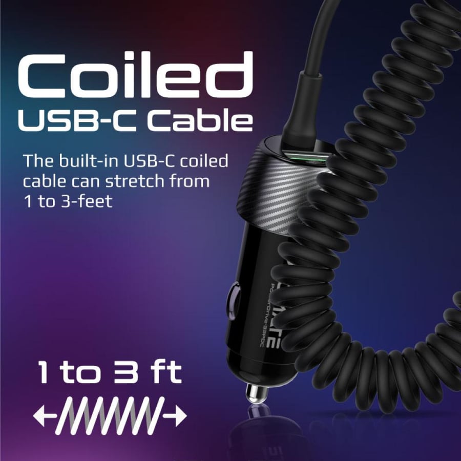شاحن سيارة للشحن السريع من بروميت PowerDrive-33PDC