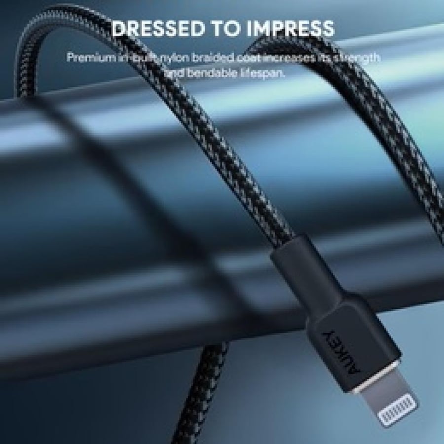 كابل CB-KCL1 Circlet CL من ألياف الأراميد الأساسية USB-C إلى كابل Lightning من النوع C PD
