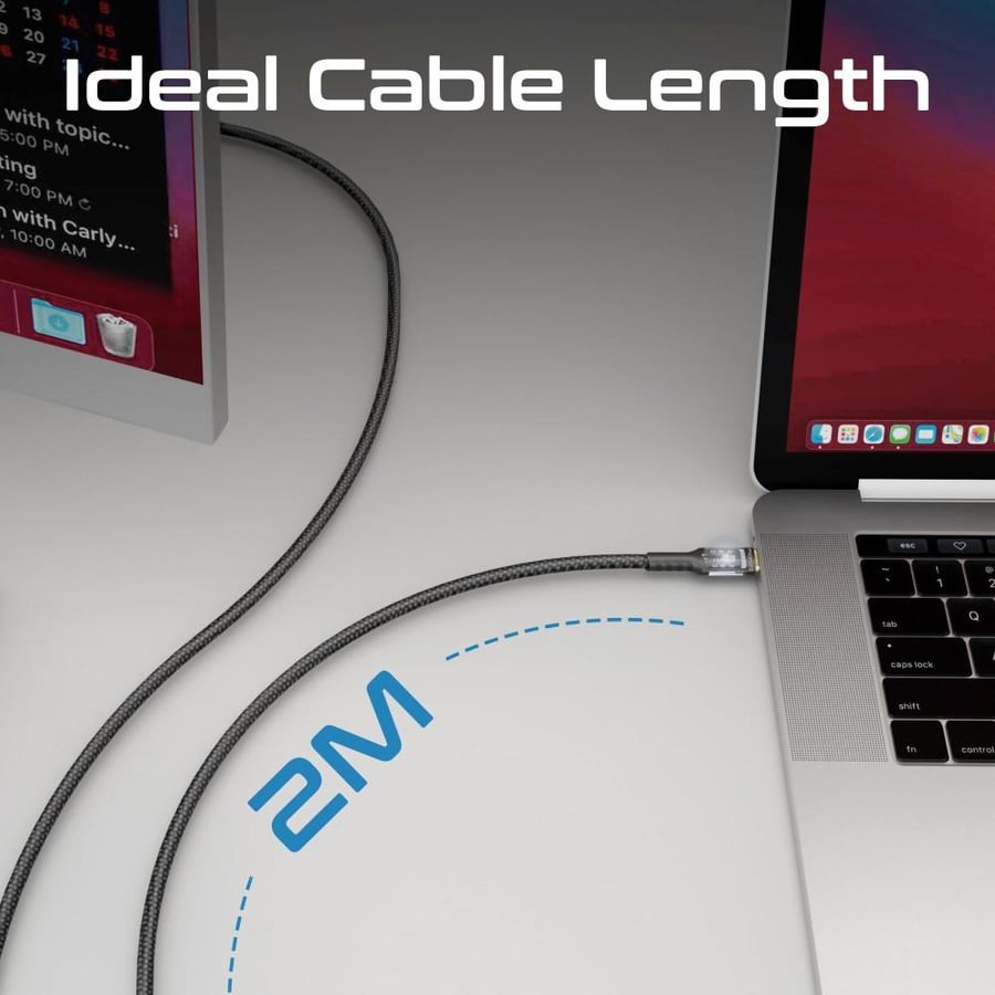 كابل USB-C فائق السرعة بقوة 100 واط،  من بروميت LucidLine-CC120