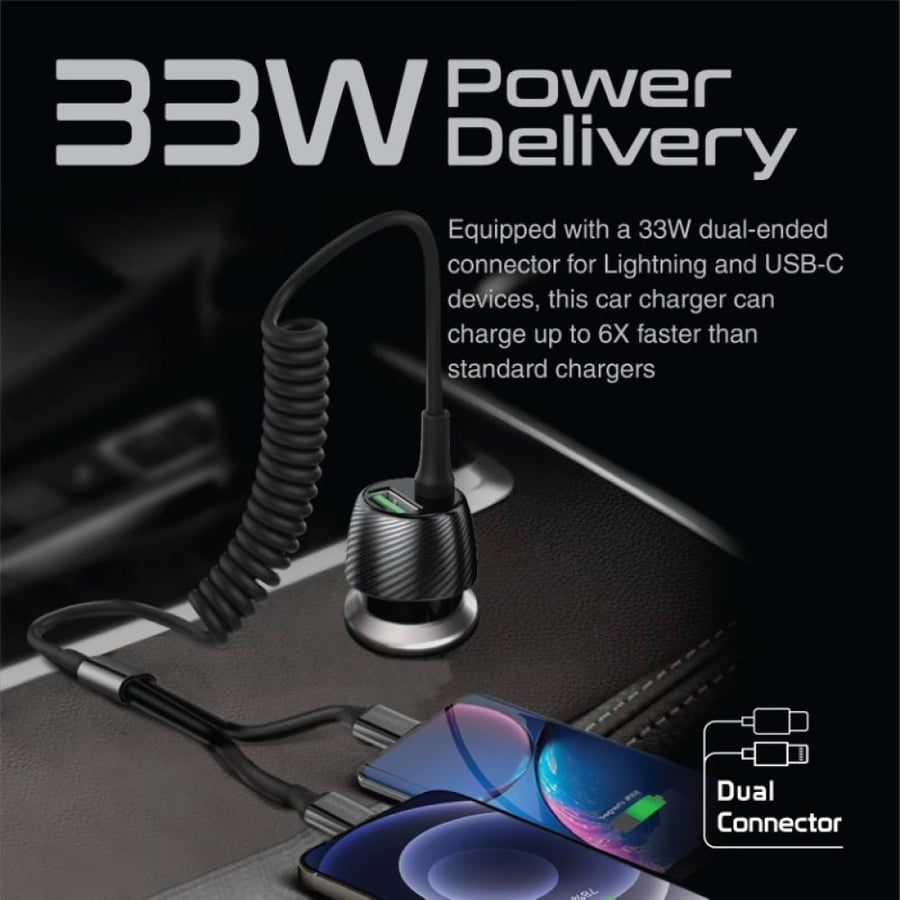بروميت محول سيارة صغير الحجم  Promate PowerDrive-33PDCI