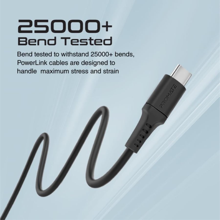 كابل شحن سريع من USB-A إلى Type-C™ PowerLink-AC200 من بروميت