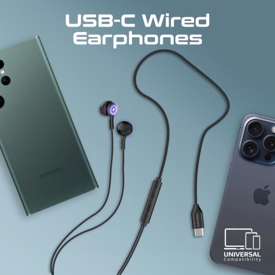 سماعات الأذن USB-C المذهلة من بروميت  LumiBuds-C