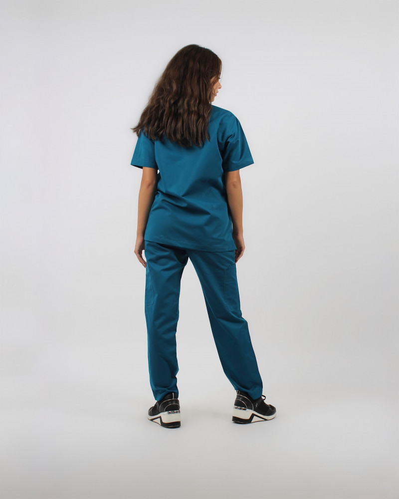 Dark green scrub