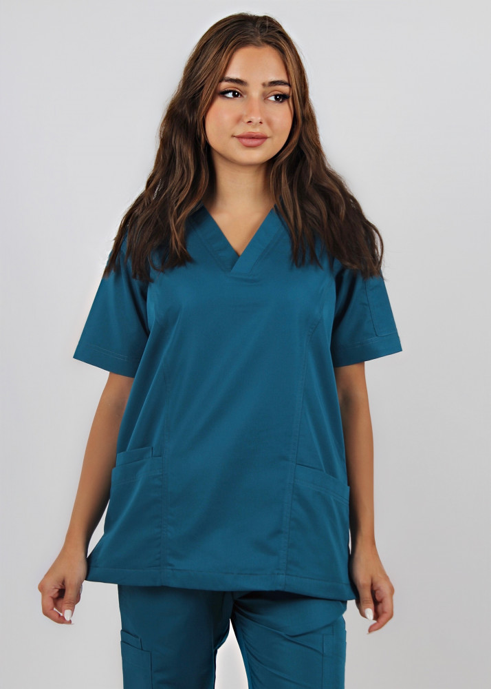 Dark green scrub