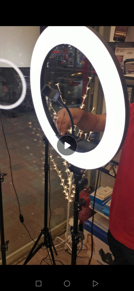 The famous ring light, mobile phone photography aid, 26 cm size