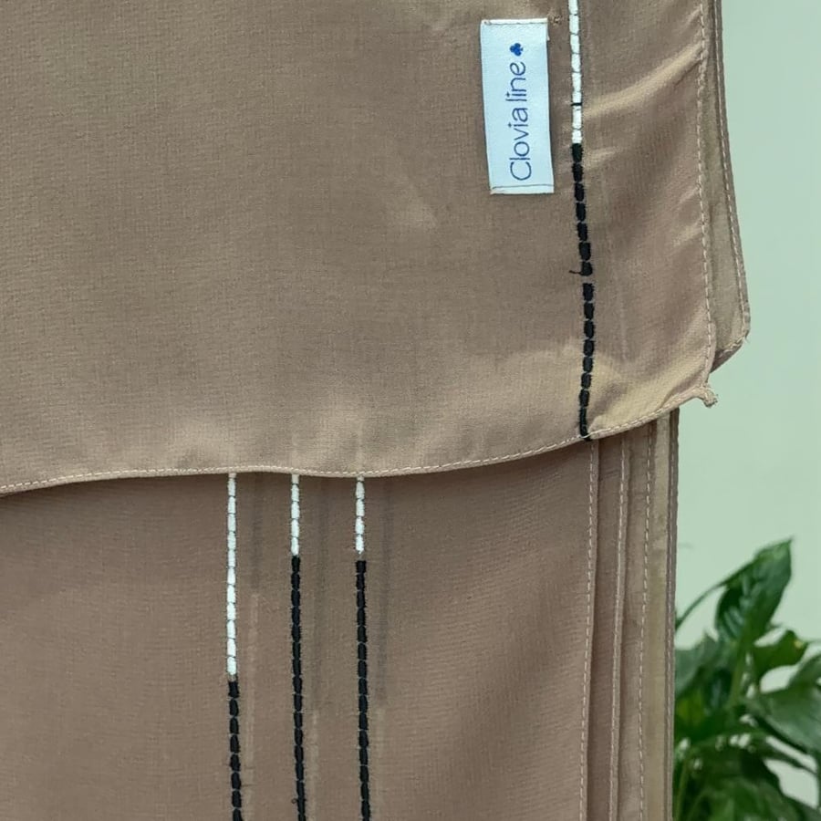 Light Desert Lines Veil Scarf