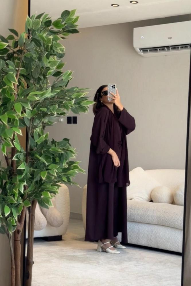 Lavender Abaya - عباءة اللاڤندر