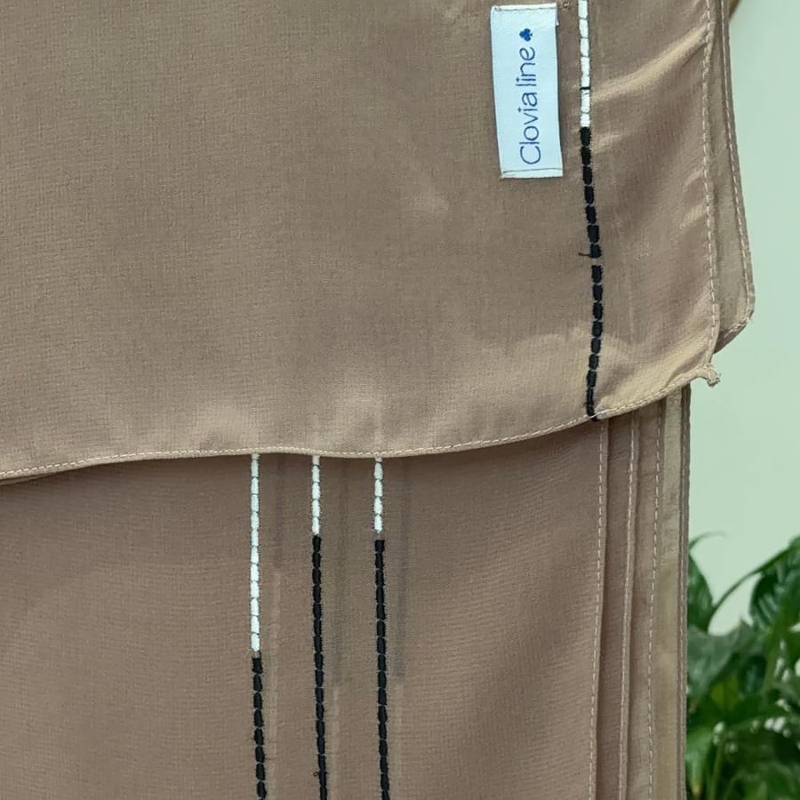 Light Desert Lines Veil Scarf