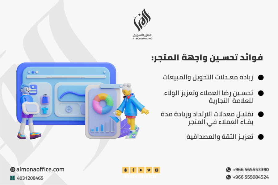 تحسين واجهة المتجر