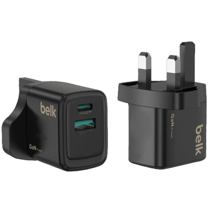 شاحن جداري بمنفذين USB و PD بقوة 23 واط