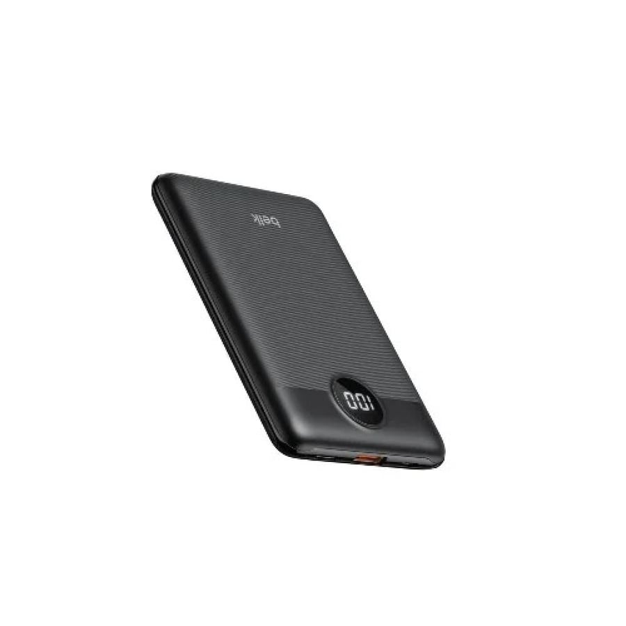 باوربنك بمنفذ USB ومنفذ تايب سي بسعة 10000mAh بمقياس شاشة | Belk