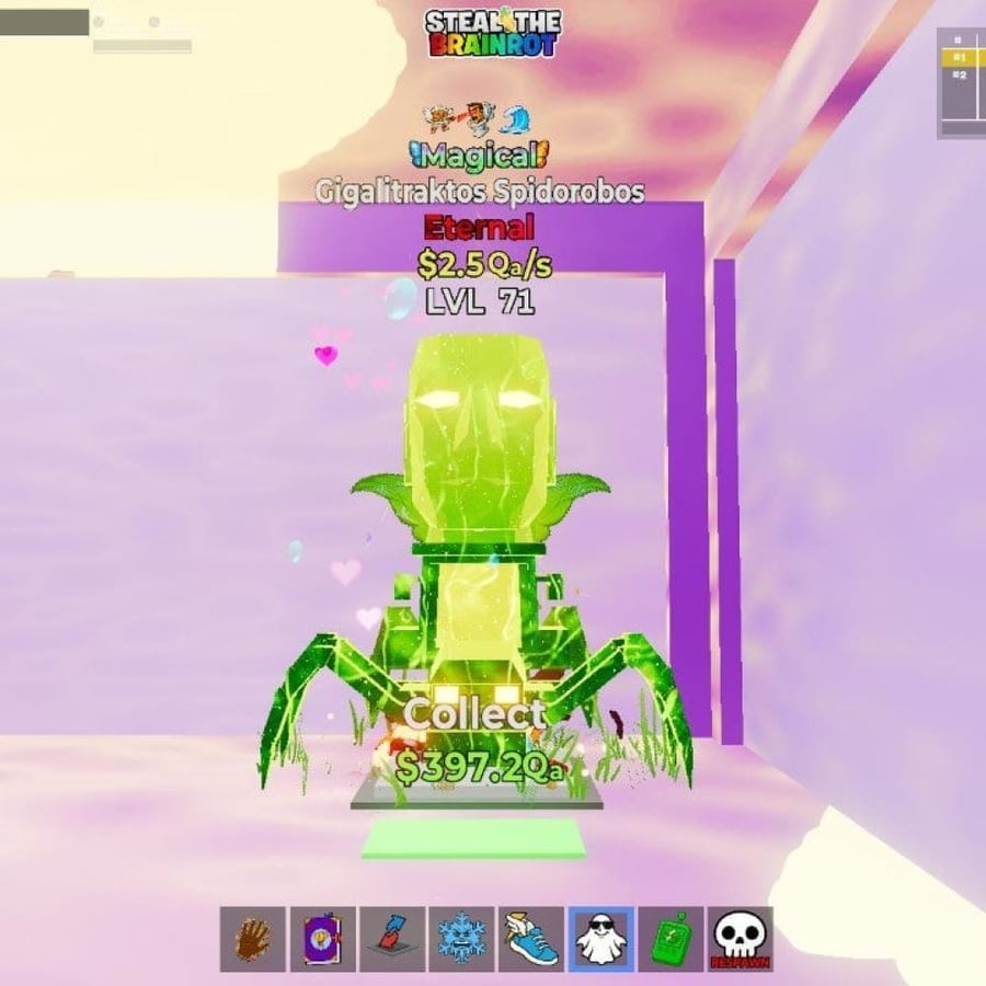 عنكبوت مجكل لفل 71 مضروب 3 ) ماب السرقه فورت نايت