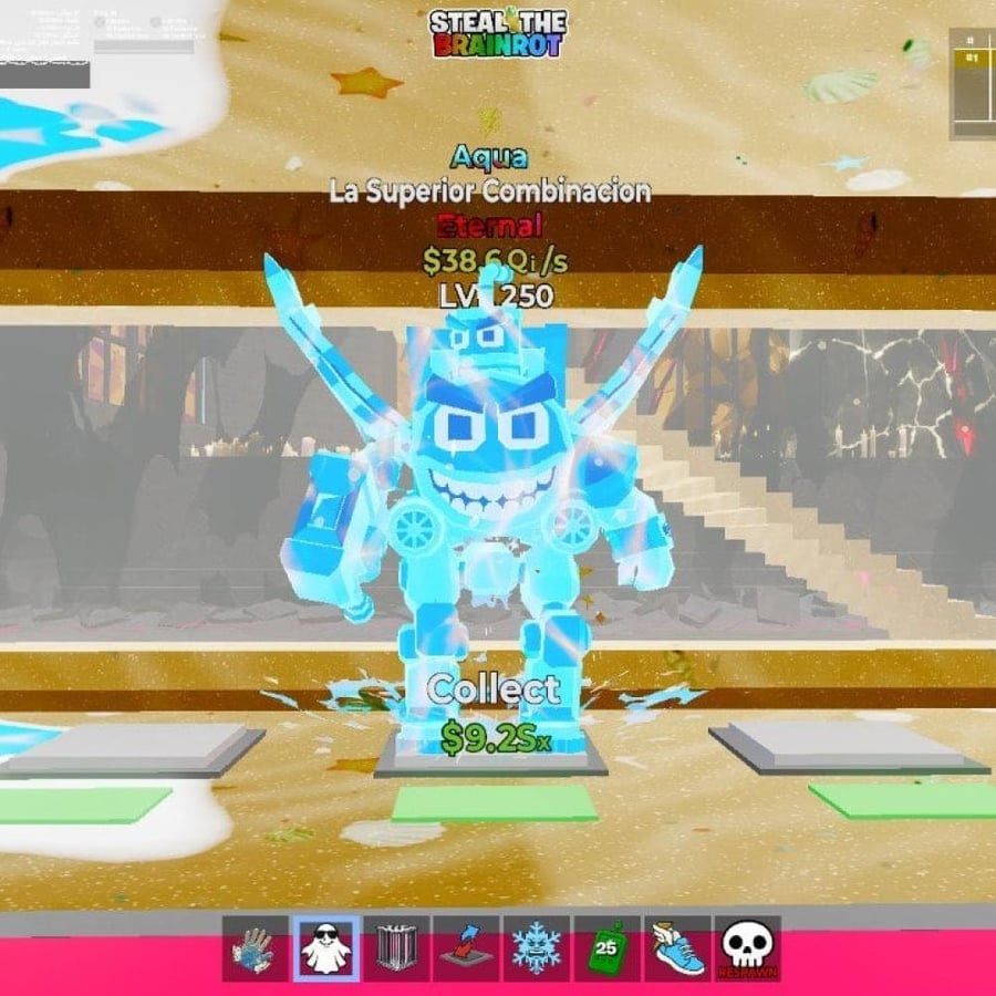 لاسوبر اكوا لفل 250ماكس ) ماب السرقه فورت نايت