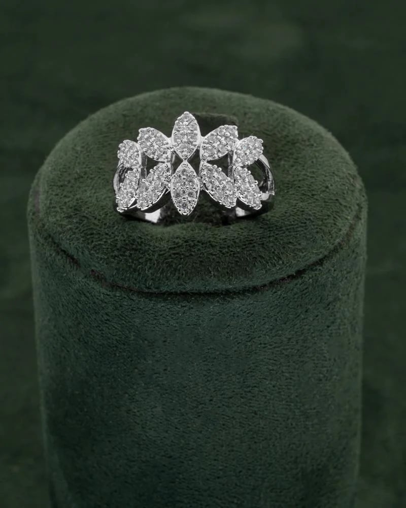 5 Piece Diamond-Shine Zirconia Womens Set for Weddings