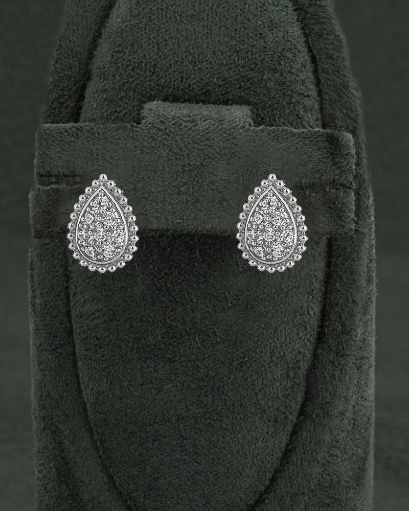 Luxury Baget Diamond Earrings for Women