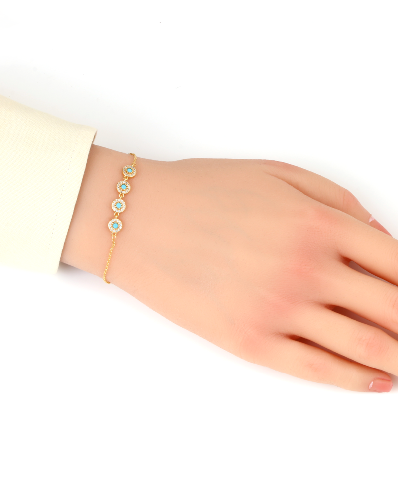 Delicate Diamond-Alternative Women's Bracelet (Gold Tone)
