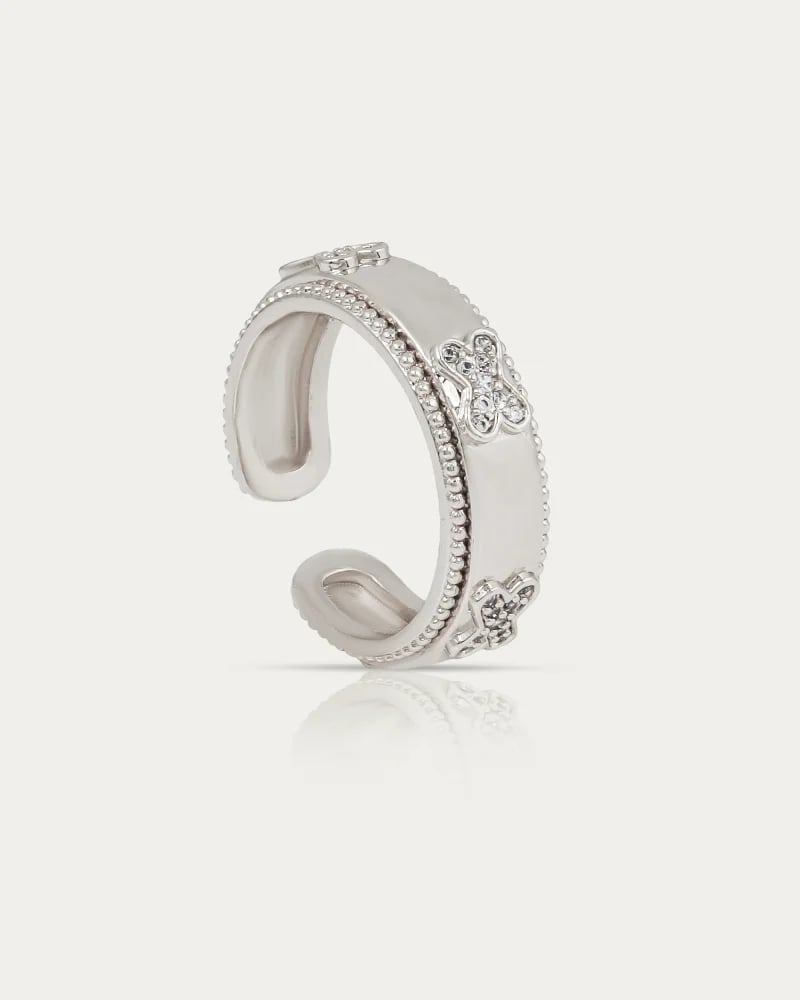 Band Ring Diamond Zircon Design | Wedding Engagement Ring