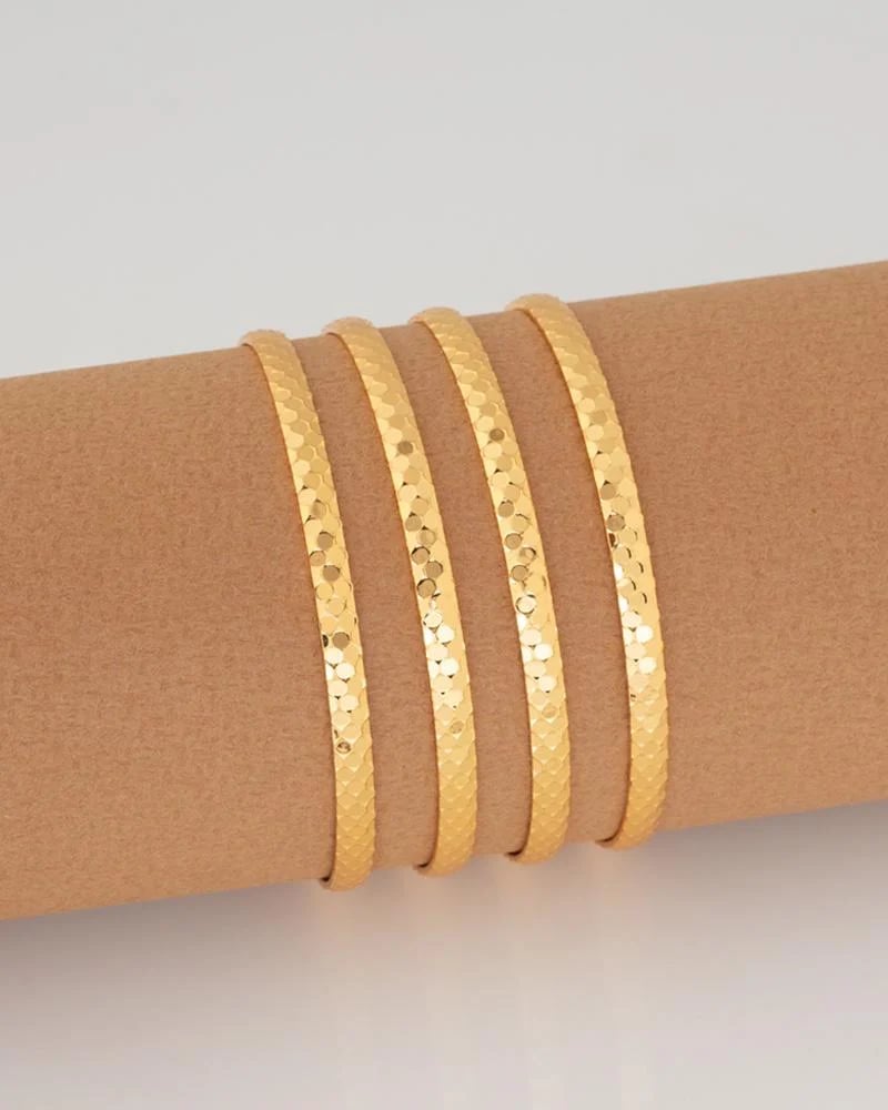 Girls Shomeya Bangles Gold Alternative Khatoon Design | Everyday Wear
