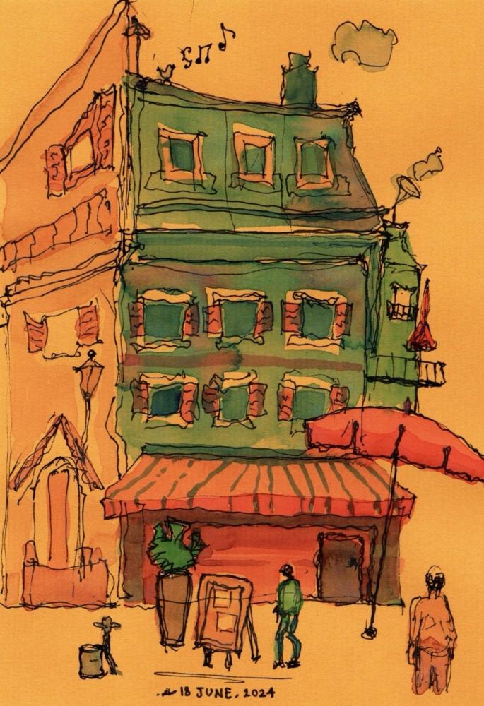ورشة رسم حضري (Urban Sketches)